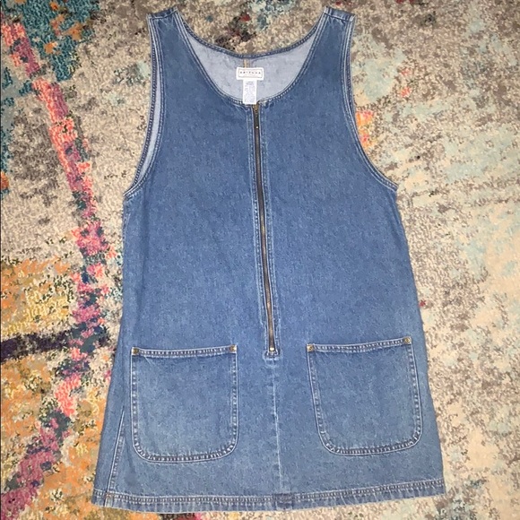 Like 🆕 Arizona denim jean 90s jumper romper dress - Picture 2 of 7